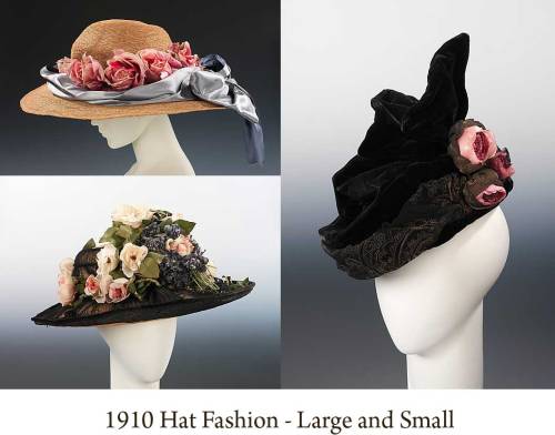 1900-1910 - Women&rsquo;s hats Source