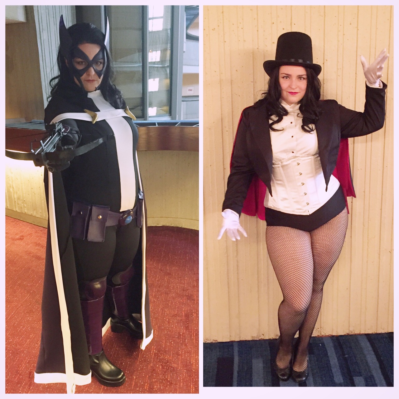 goodbyemidnight:  Huntress and Zatanna, my two big costumes for this year at dragon*con.