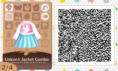 animal crossing unicorn qr code