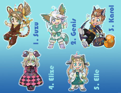 leacherous: Tales of “Magical Mascot” Acrylic Charm Preorders Some of the Tales you