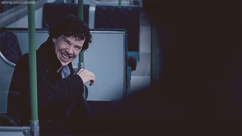 ∞ Scenes of SherlockOh, your face! Your face!