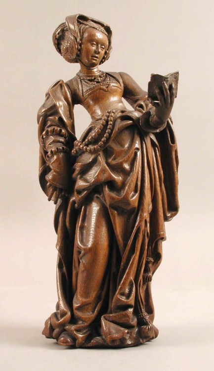 met-medieval-art:Female Saint with a Book, Medieval ArtGift of J. Pierpont Morgan, 1917Metropolitan 