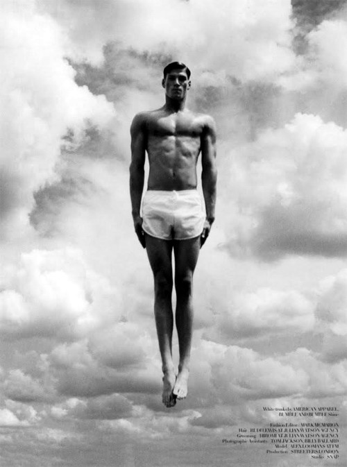  Alex Loomans in “Pulling Your Weight” Lensed by Tom Allen and Styled by Mark McMahon for Man About Town Fall/Winter 2009 