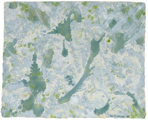 arterialtrees:lee krasnerWater No. 2, 1968, gouache on Douglas Howell paper 18” x 22”, signed and da