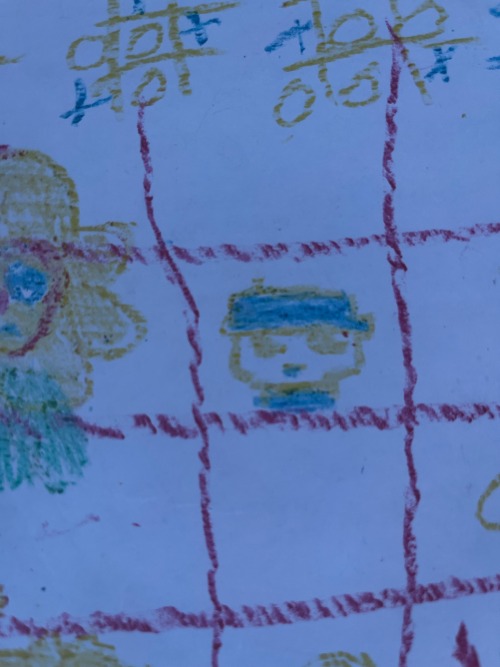Followed My Family To Vacationand Drew Some Of The Boys With My Nephew! Mr. Smith Looks Oddly Realistic