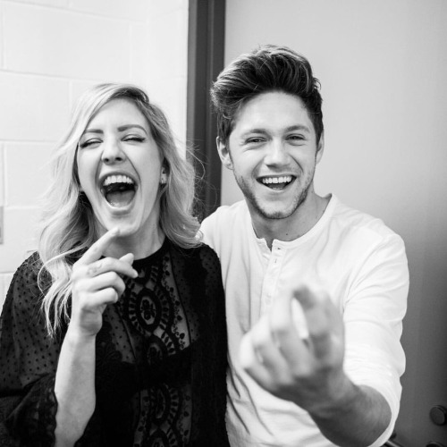 crazymofas:niallhoran: Oh it’s a laugh a minute with me and Goulding . @elliegoulding . Jingle Ball 