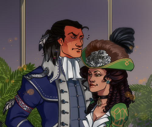 yeahyeahyeaaah: Party in New Orleans??? Aveline is being a smooth lady and sneaks into Connor’