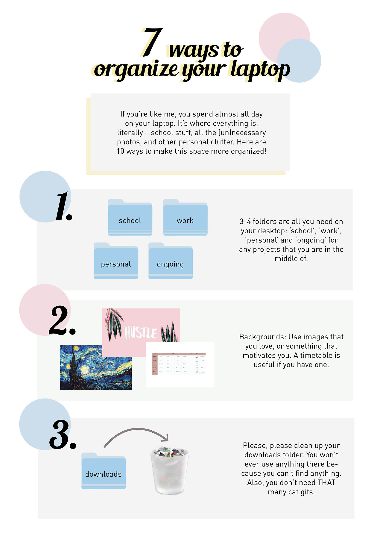 gemlesbo:  officiallystudying: 7 Ways to organize your laptop because we can always