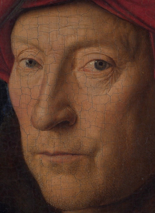 Jan van Eyck, Portrait of a Man [detail]