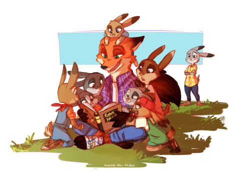 fox-comics: Bunnysittingby TurningTides