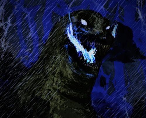 Godzilla in the storm.