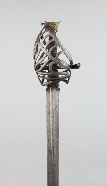 aic-armor:Basket-Hilted Broadsword with Scabbard (Schiavona), 1690, Art Institute of Chicago: Arms, 