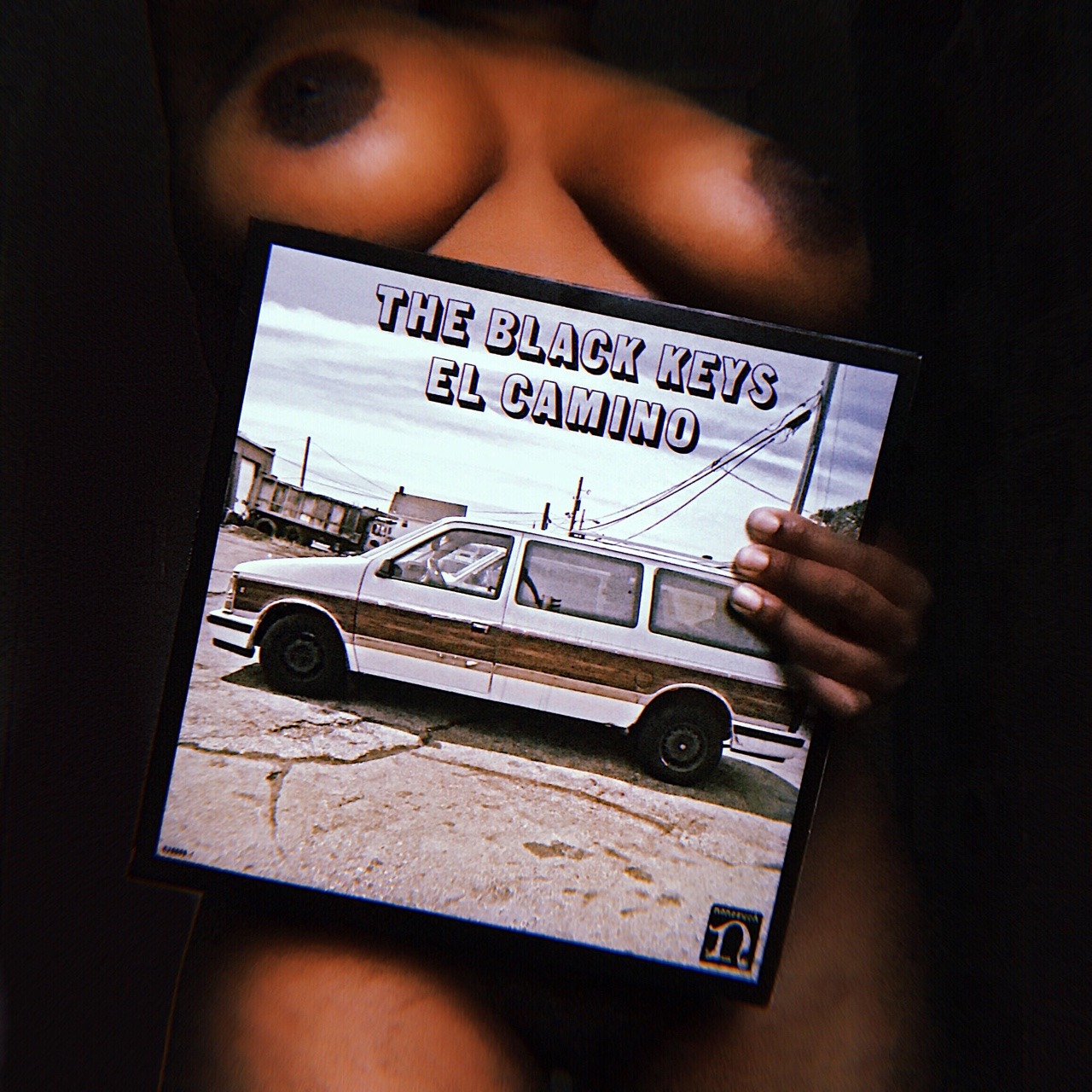 shejustwantsto: dramatic shots of me with some of my fav records, pt. 1  Whoever