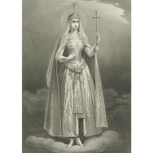 Saint Shushanik Mamikonian.  The Martyrdom of the Holy Queen Shushanik is the first extant piece of 