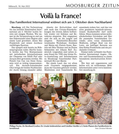 Familienfest International 2022: Frankreich