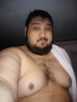 bigbearcutie:  Just out the shower