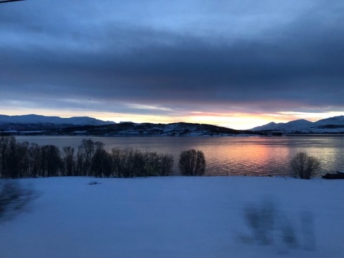 sunset in Tromso is at 12pm…