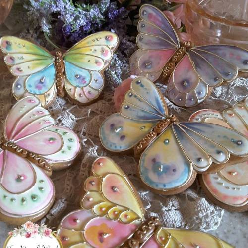 amare-ancora:teri_pringle_wood Gingerbread Butterfly Cookies