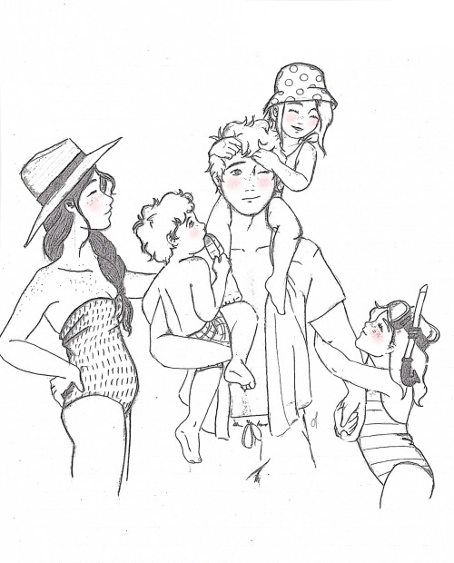 everlart: Yup, I never posted the finished version of this one. Ah daddy!peeta I love u.Here’s the u