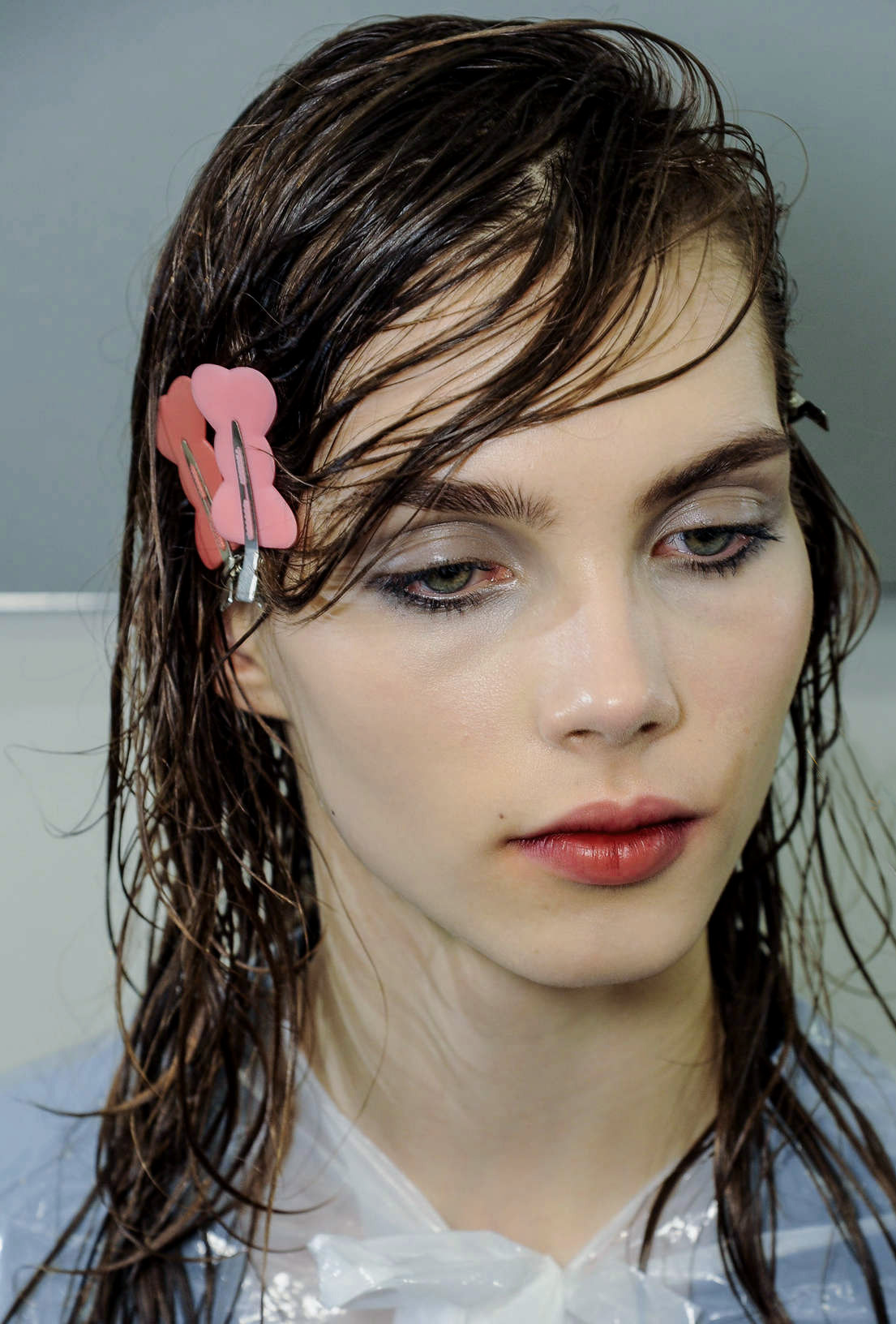 pellucidus:  Elise Smidt backstage at Prada F/W 2013