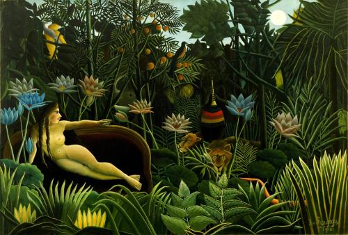 Art by Henri Rousseau (click to enlarge)1. Serpent Charmer2. Il Sogno3. A Long Time Alone (1894)4. P