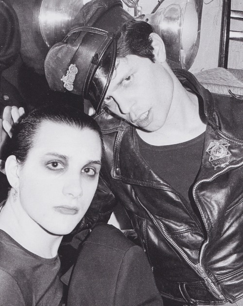 suicidewatch:Crime & The Damned hanging out. Frankie Fix & Dave Vanian, Brittley Black &