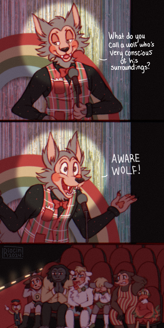 Bro Is Onto NOTHING!! I Needed A Wolf Pun So I Just Stole One From Serarel's Legoshi Tries Standup Animation,