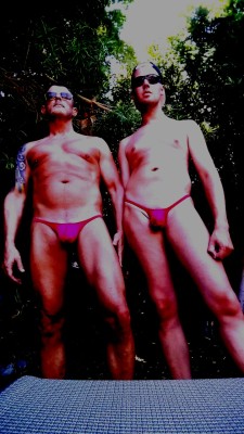 thong-jock:  Thongers weekend 2014. Me on the left.