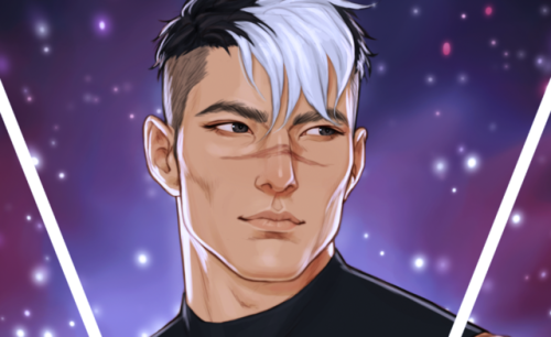 merwild: Shiro is back!!! I had to share a close up because I spent so much time on his face (hours,