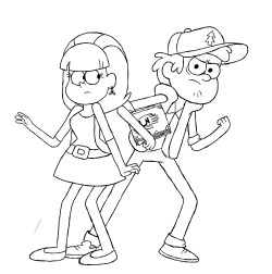 krazy-ky-sta-hatter:  Rough line art of teenage