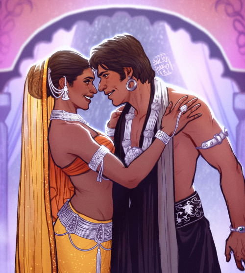 duckydrawsart: Another self-serving redraw.Om Shanti Om was my very first bollywood movie, and it re