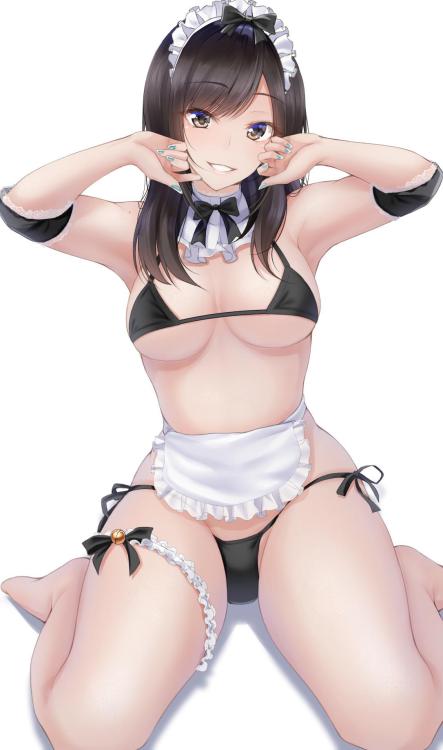 Maids got a nice rack and thighs www.hentaizone.me