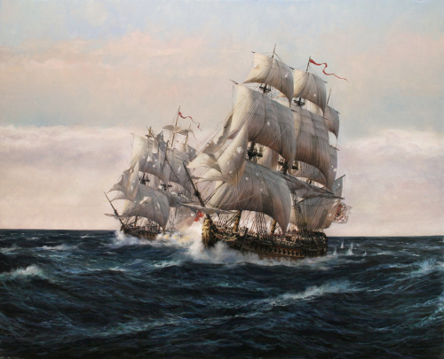 neoprusiano:@Neoprusiano Navío de línea El Glorioso (1747)Ship of the line The Glorious (1747)August