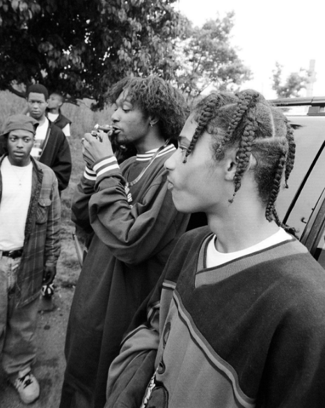 90shiphopraprnb:Bone Thugs-n-Harmony | Cleveland, OH - 1995 | Photo by Chi Modu