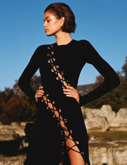 kaiajgerber-news:Kaia Gerber for Vogue British June Issue.