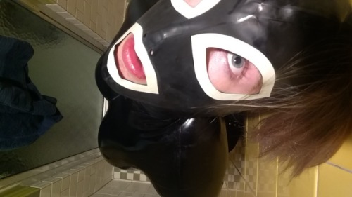 latex-lola-sissy: Last set of my new catsuit