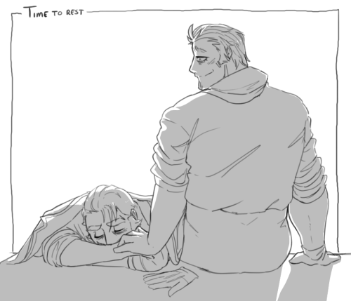 Bonus Doodle Of Jarred And Lauthis Resting Because Its Also My Time To Rest