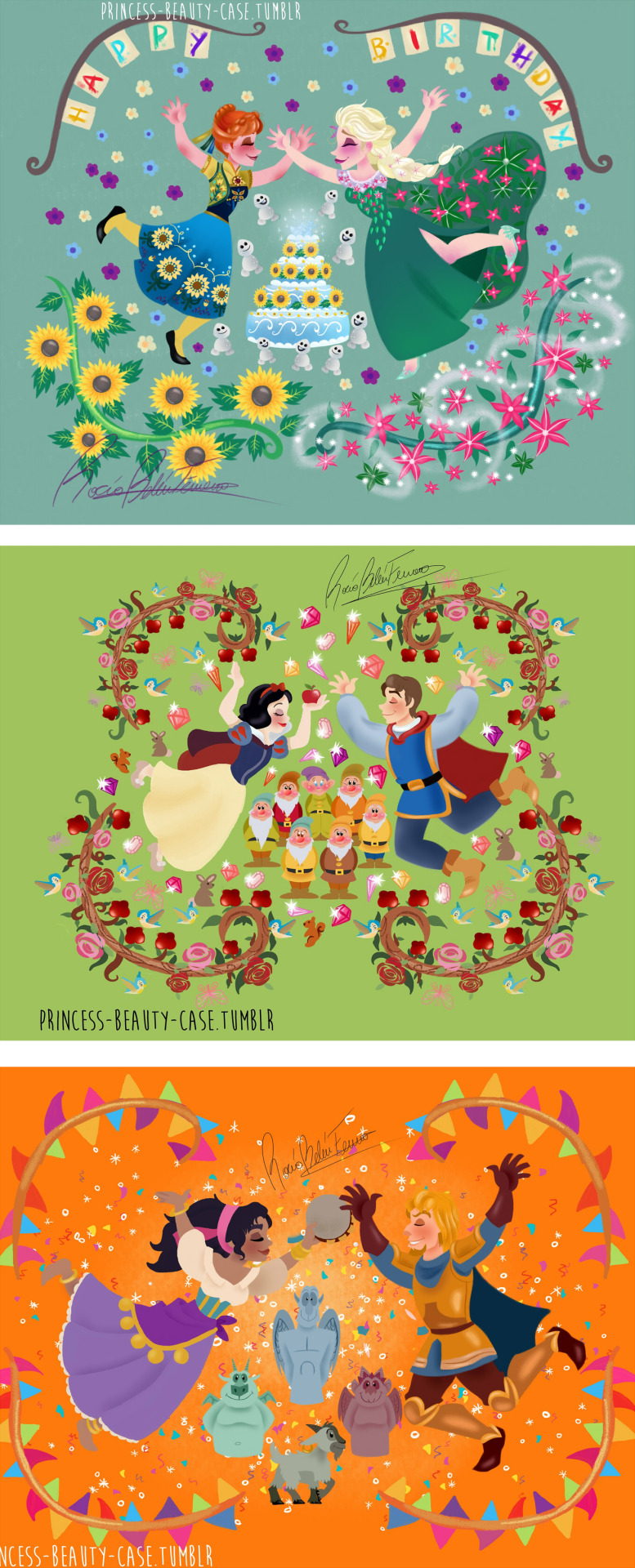 missharpersworld:  princess-beauty-case:  Hi!!!  These are all my drawings of Disney