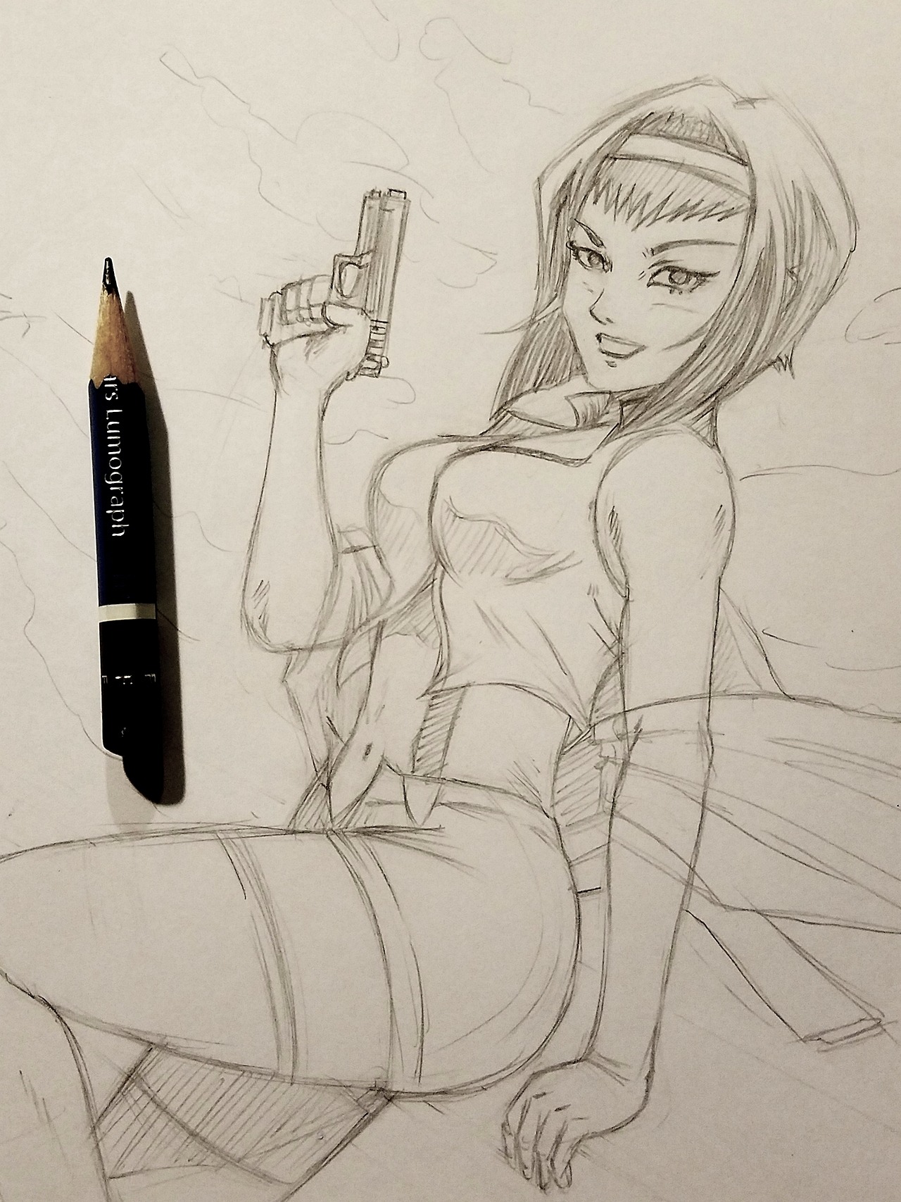 WIP - Faye Valentine
I’ll be doing my 1st Artist Alley experience at the New Jersey Comic Expo this Sat & Sun! Wish me luck guys, I’ll also be taking on commissions the entire weekend! If any chance you’re attening holler at booth A11. My pencil is...