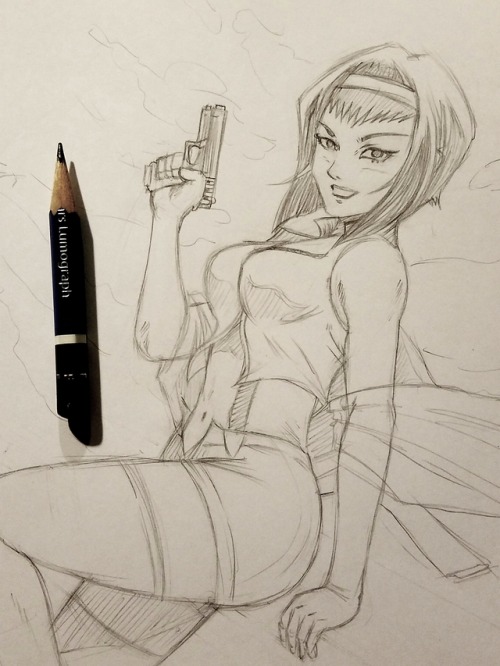 WIP - Faye Valentine I&rsquo;ll be doing my 1st Artist Alley experience at the New Jersey Comic 