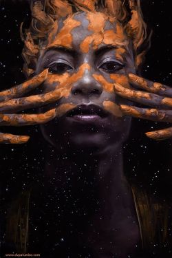 frrmsd:  Illustrator &amp; Artist:David Palumbo“New piece for Tor.com for the novella Binti by Nnedi Okorafor. Oil on panel, 12x18 inches.”