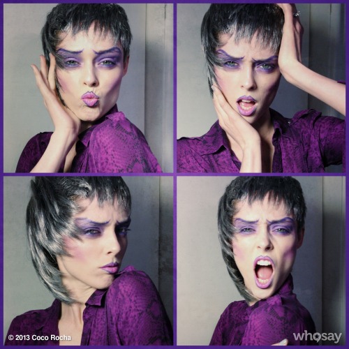 Hey Naomi, I checked my lipstick. Is this better?
View more Coco Rocha on WhoSay