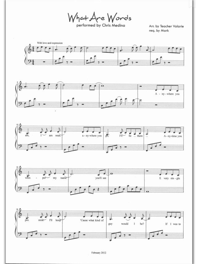 piano-sheet-music-on-tumblr-what-are-words-chris-medina-piano-sheet