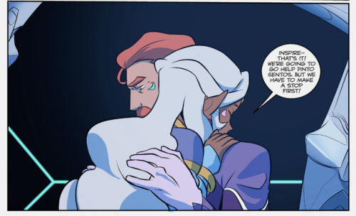 daxterdd:Allura and Coran discuss King Alfor in the new Voltron comic