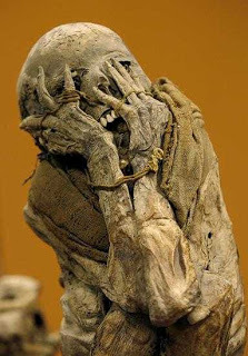 gallifrey-feels:  just-a-woman-from-gallifrey:  cracked:  The Weeping Angels aren’t half as creepy as The Screaming Mummies. #CrackedClassic The 7 Most Terrifying Archaeological Discoveries  Someone call Moffat.  NO ONE EVER CALL MOFFAT 