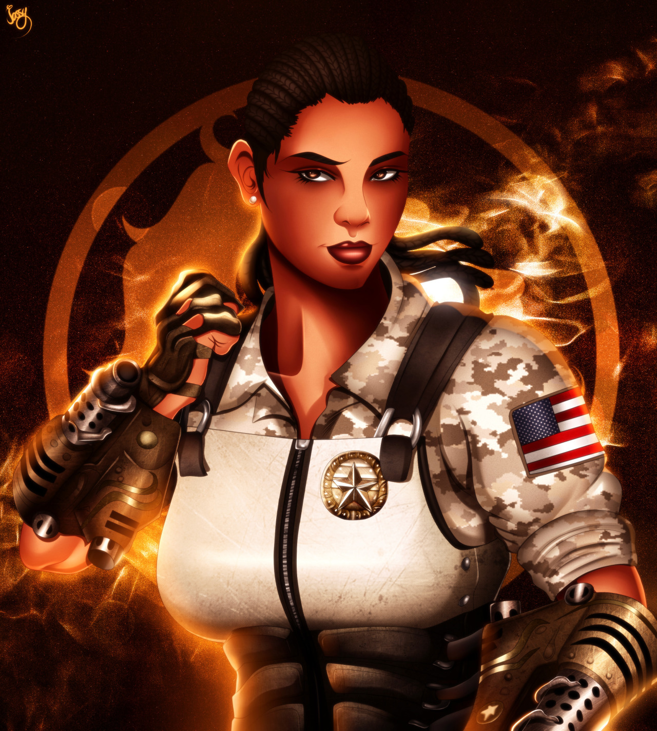 jassycoco:  MKX: Jacqi BriggsBruh…I kan’t wait to play as her.