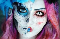 sombraaquisombraalla:  Things I Like! Halloween ideas! Mexican skull inspiration 