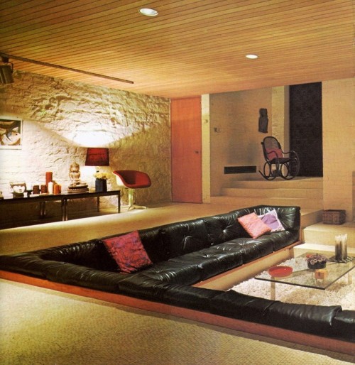 atomic-chronoscaph:1960s-1970s conversation pits