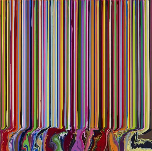 valentineuhovski:  Ian Davenport, Colorfall: Spectroscopic, (2013). 