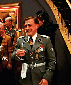 everybody talks about brad pitt in Inglorious basterds but its really this dude that steals the show